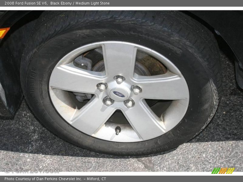 Black Ebony / Medium Light Stone 2008 Ford Fusion SE V6
