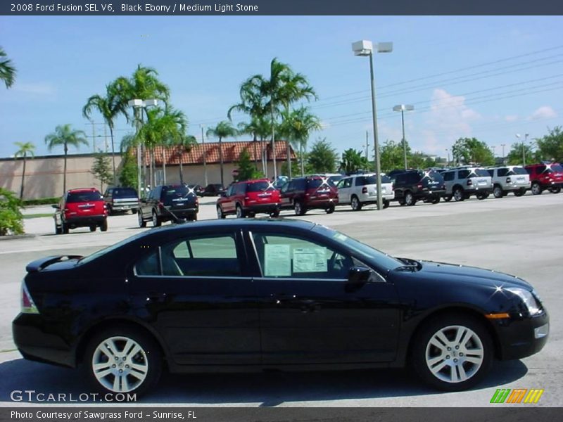 Black Ebony / Medium Light Stone 2008 Ford Fusion SEL V6