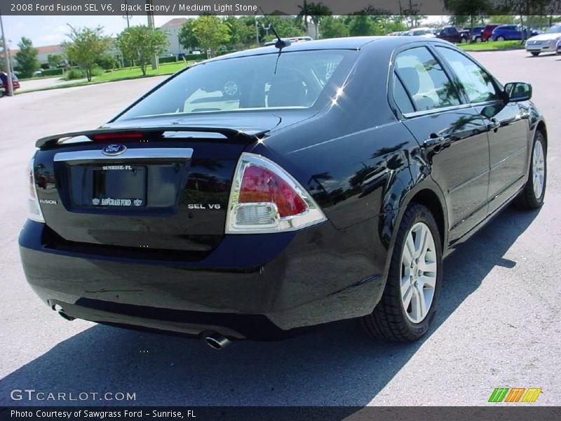 Black Ebony / Medium Light Stone 2008 Ford Fusion SEL V6
