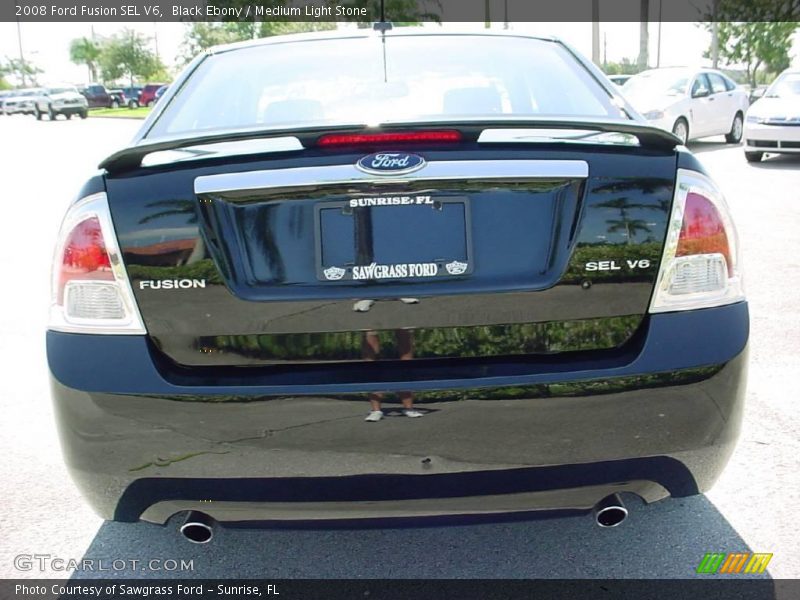 Black Ebony / Medium Light Stone 2008 Ford Fusion SEL V6