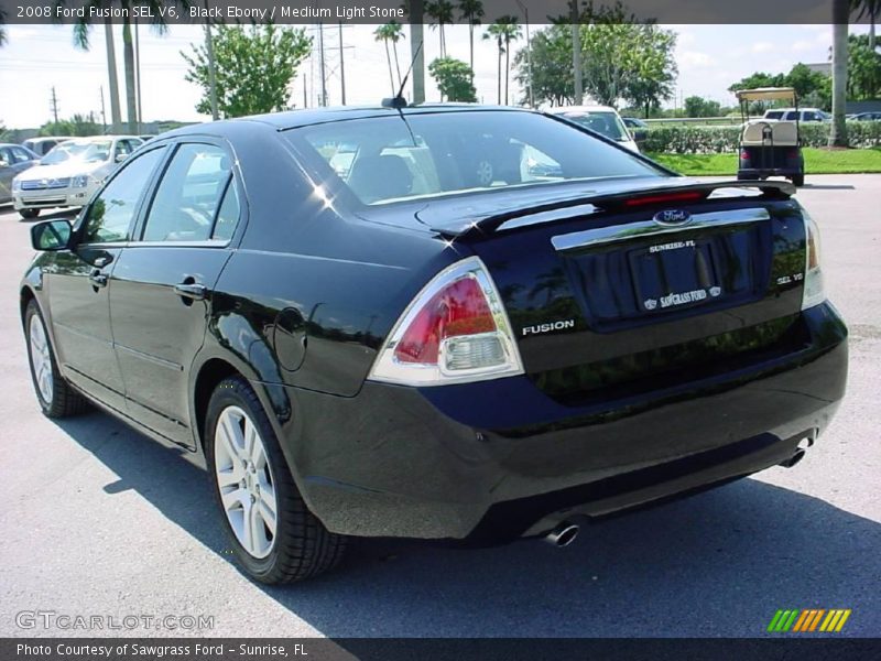 Black Ebony / Medium Light Stone 2008 Ford Fusion SEL V6