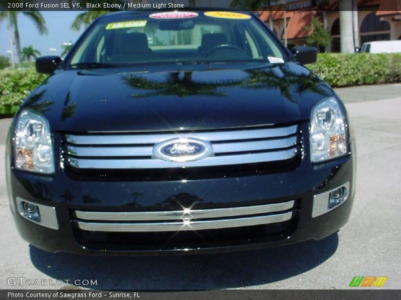 Black Ebony / Medium Light Stone 2008 Ford Fusion SEL V6