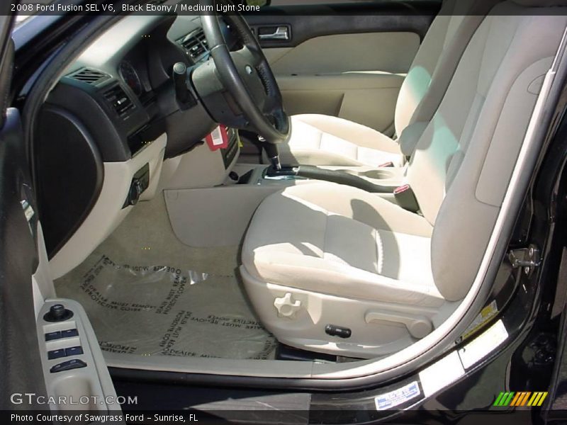 Black Ebony / Medium Light Stone 2008 Ford Fusion SEL V6