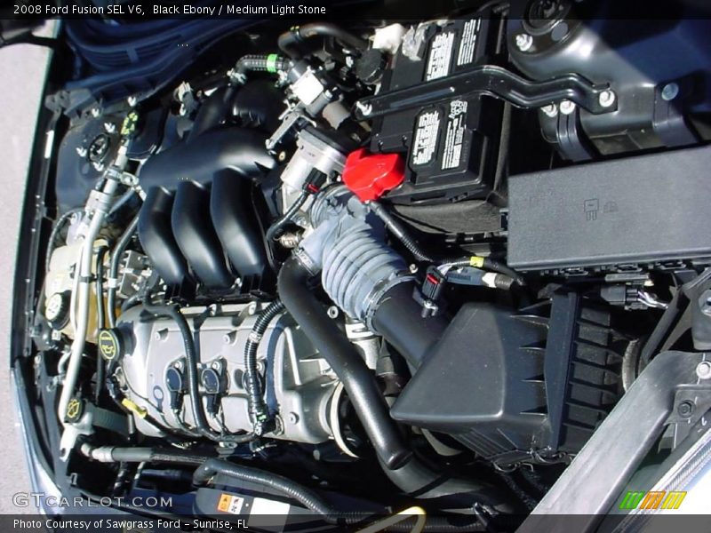 Black Ebony / Medium Light Stone 2008 Ford Fusion SEL V6