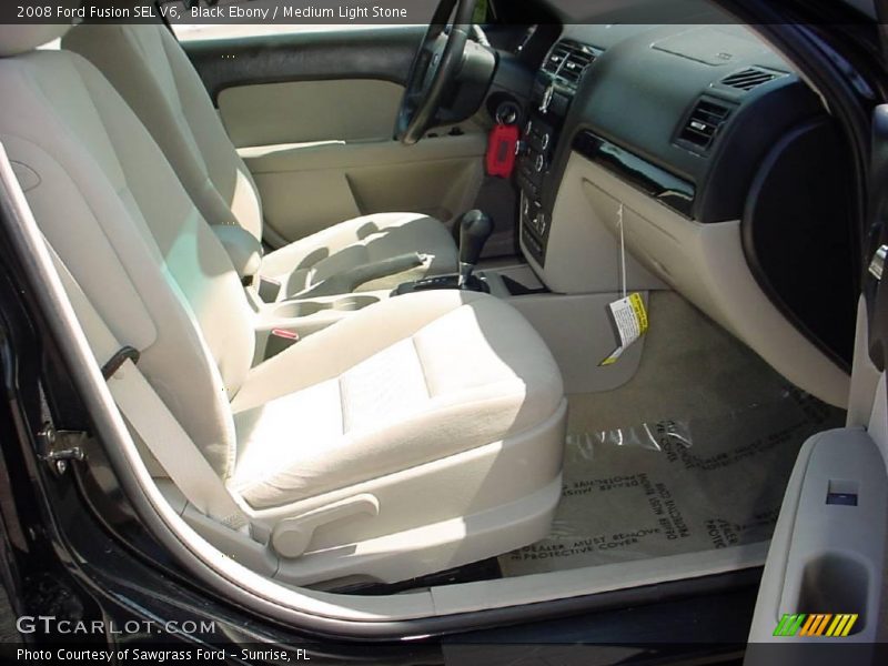 Black Ebony / Medium Light Stone 2008 Ford Fusion SEL V6