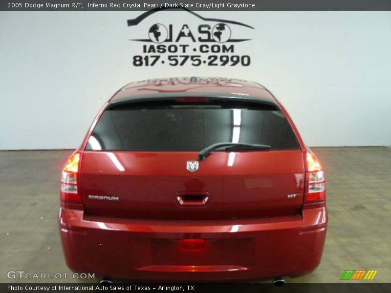Inferno Red Crystal Pearl / Dark Slate Gray/Light Graystone 2005 Dodge Magnum R/T