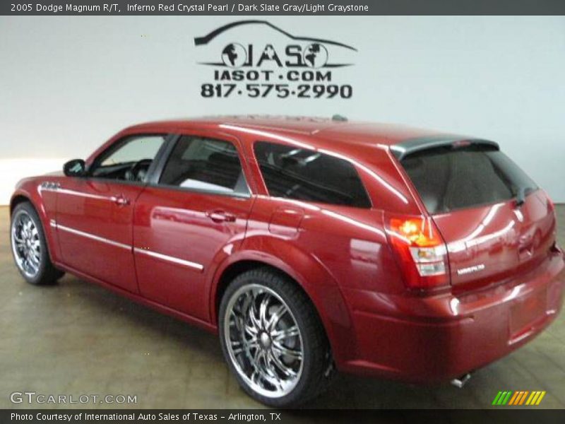 Inferno Red Crystal Pearl / Dark Slate Gray/Light Graystone 2005 Dodge Magnum R/T