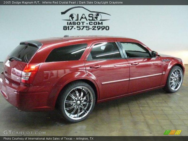 Inferno Red Crystal Pearl / Dark Slate Gray/Light Graystone 2005 Dodge Magnum R/T