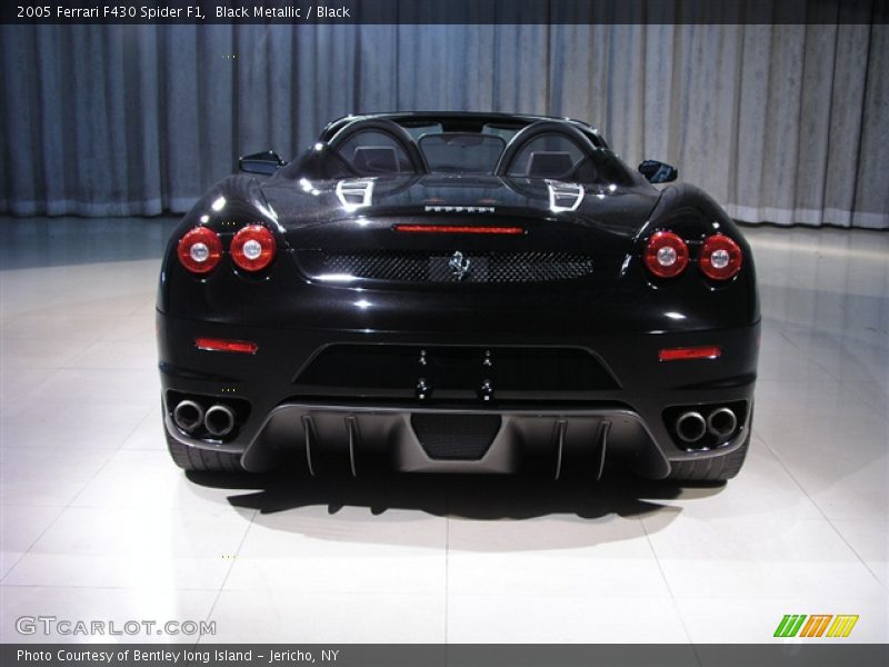 Black Metallic / Black 2005 Ferrari F430 Spider F1