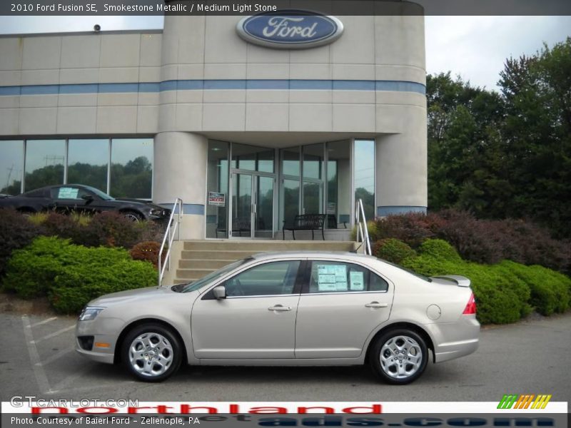 Smokestone Metallic / Medium Light Stone 2010 Ford Fusion SE