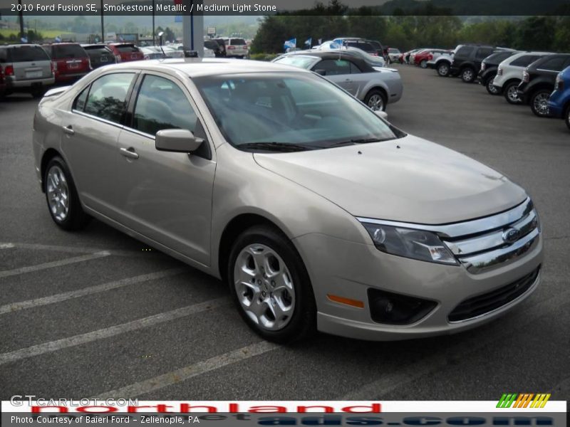 Smokestone Metallic / Medium Light Stone 2010 Ford Fusion SE
