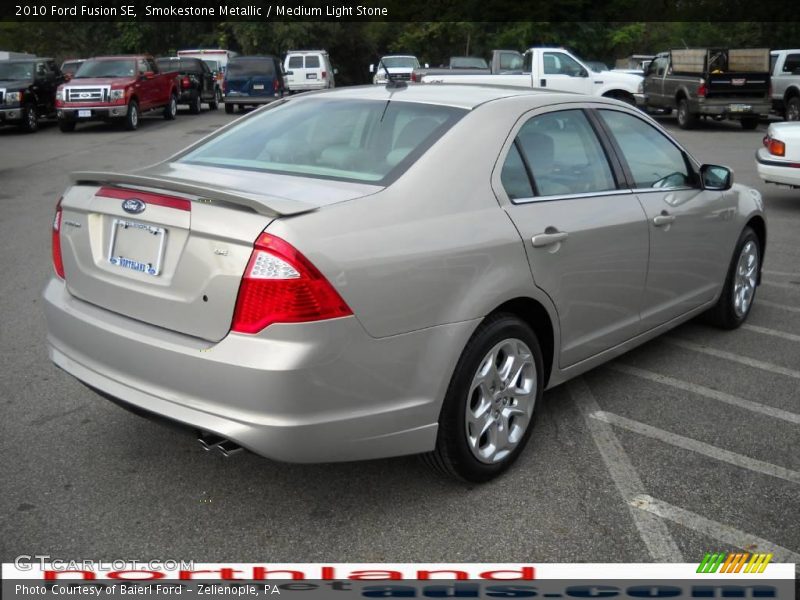 Smokestone Metallic / Medium Light Stone 2010 Ford Fusion SE