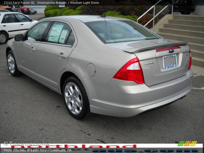 Smokestone Metallic / Medium Light Stone 2010 Ford Fusion SE