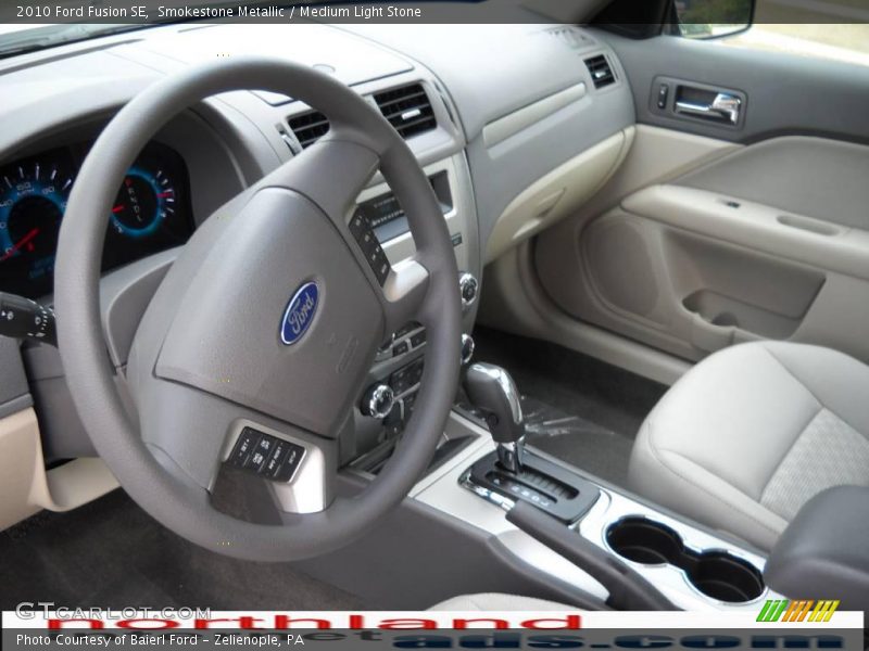 Smokestone Metallic / Medium Light Stone 2010 Ford Fusion SE