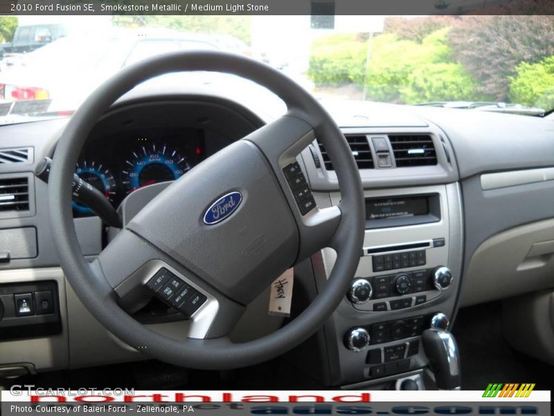 Smokestone Metallic / Medium Light Stone 2010 Ford Fusion SE