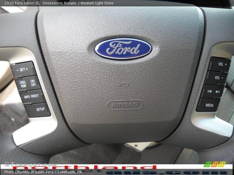 Smokestone Metallic / Medium Light Stone 2010 Ford Fusion SE