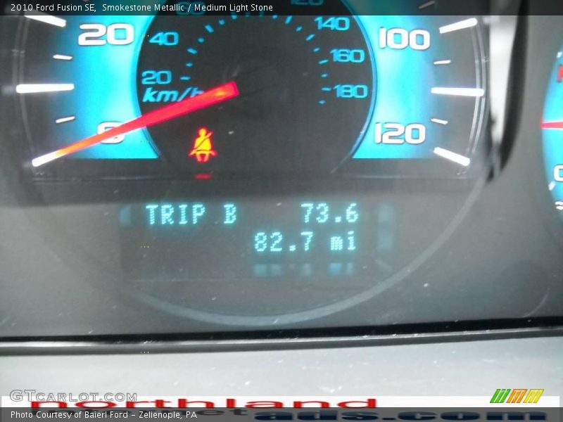 Smokestone Metallic / Medium Light Stone 2010 Ford Fusion SE