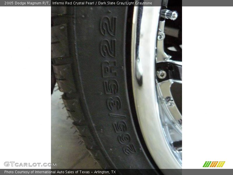 Inferno Red Crystal Pearl / Dark Slate Gray/Light Graystone 2005 Dodge Magnum R/T