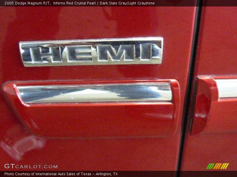 Inferno Red Crystal Pearl / Dark Slate Gray/Light Graystone 2005 Dodge Magnum R/T