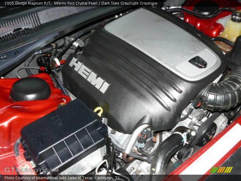 Inferno Red Crystal Pearl / Dark Slate Gray/Light Graystone 2005 Dodge Magnum R/T