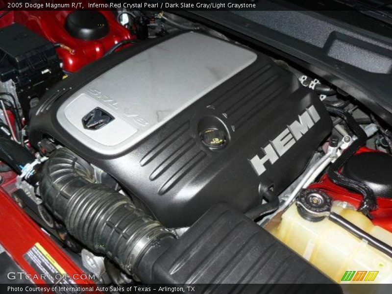 Inferno Red Crystal Pearl / Dark Slate Gray/Light Graystone 2005 Dodge Magnum R/T