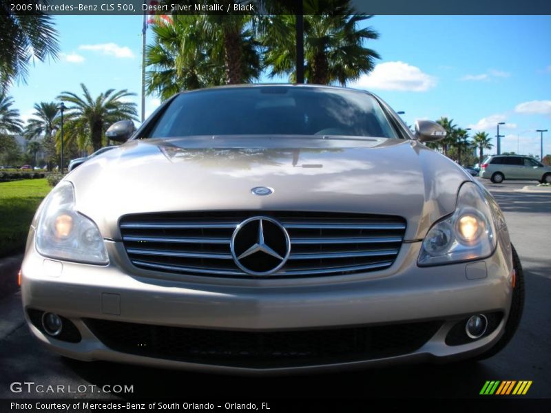 Desert Silver Metallic / Black 2006 Mercedes-Benz CLS 500