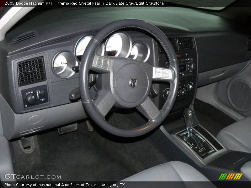 Inferno Red Crystal Pearl / Dark Slate Gray/Light Graystone 2005 Dodge Magnum R/T