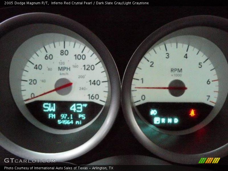 Inferno Red Crystal Pearl / Dark Slate Gray/Light Graystone 2005 Dodge Magnum R/T
