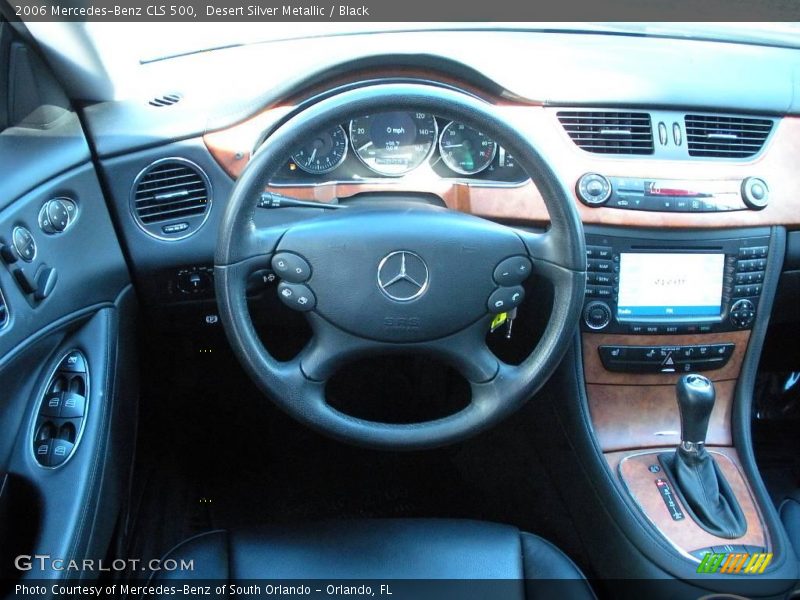 Desert Silver Metallic / Black 2006 Mercedes-Benz CLS 500