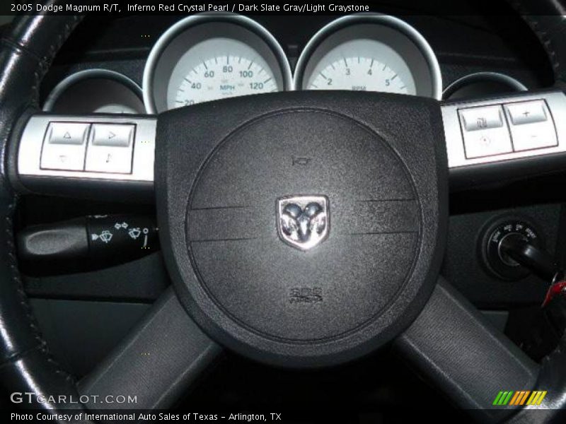 Inferno Red Crystal Pearl / Dark Slate Gray/Light Graystone 2005 Dodge Magnum R/T