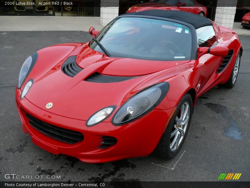 Ardent Red / Black 2006 Lotus Elise