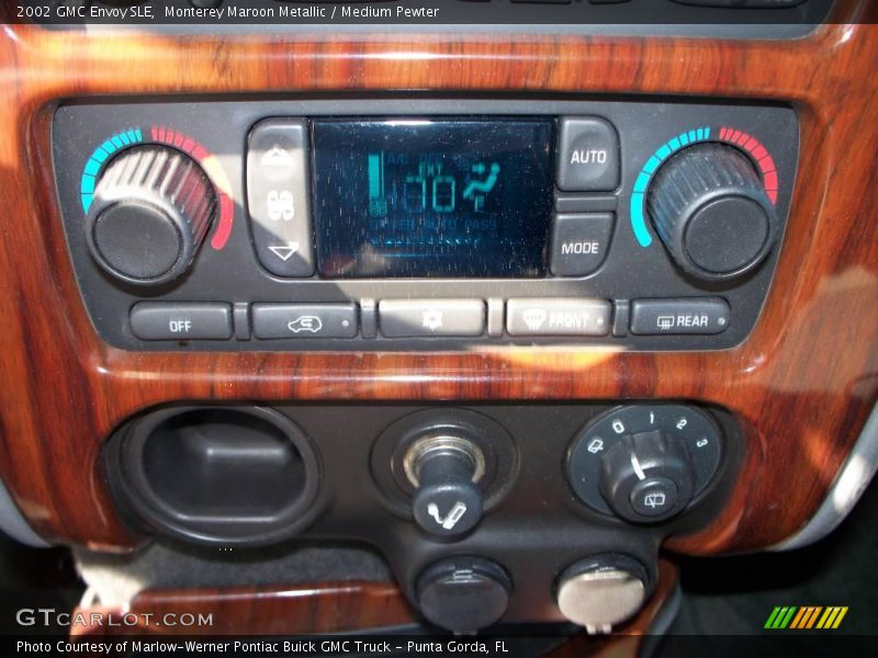 Monterey Maroon Metallic / Medium Pewter 2002 GMC Envoy SLE