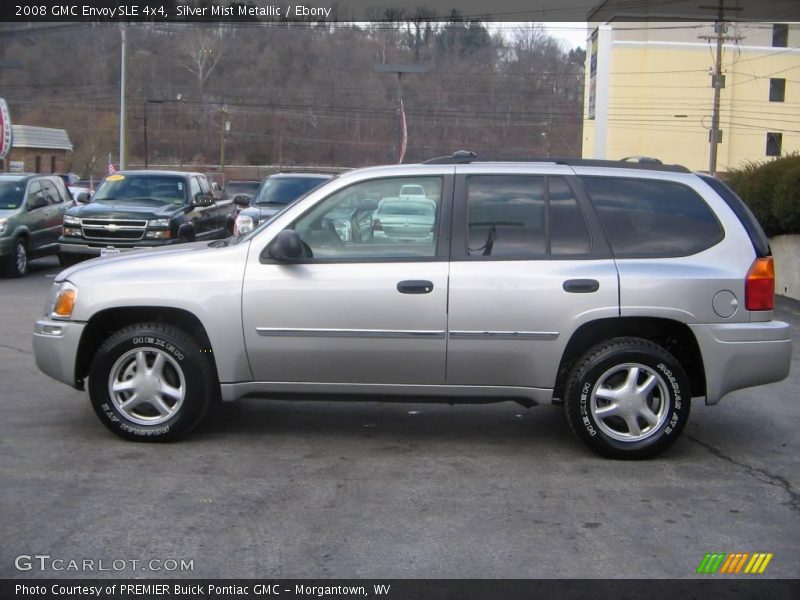 Silver Mist Metallic / Ebony 2008 GMC Envoy SLE 4x4