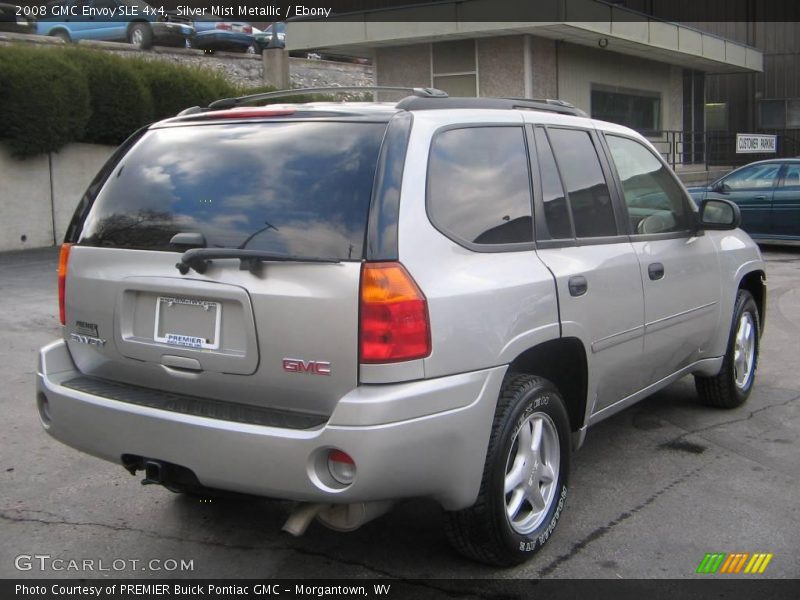 Silver Mist Metallic / Ebony 2008 GMC Envoy SLE 4x4