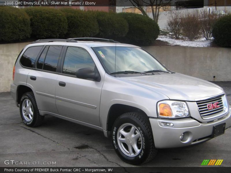 Silver Mist Metallic / Ebony 2008 GMC Envoy SLE 4x4