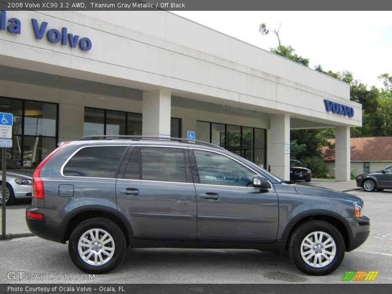 Titanium Gray Metallic / Off Black 2008 Volvo XC90 3.2 AWD