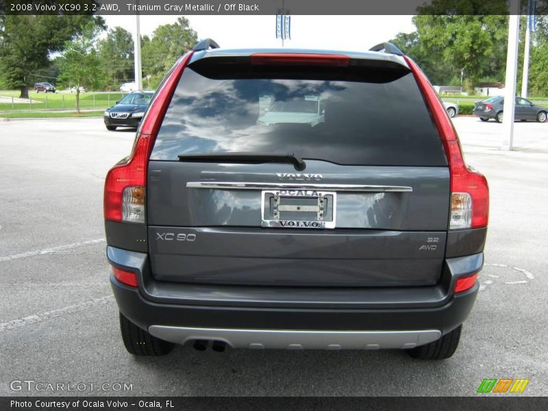 Titanium Gray Metallic / Off Black 2008 Volvo XC90 3.2 AWD