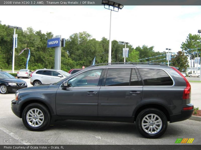 Titanium Gray Metallic / Off Black 2008 Volvo XC90 3.2 AWD