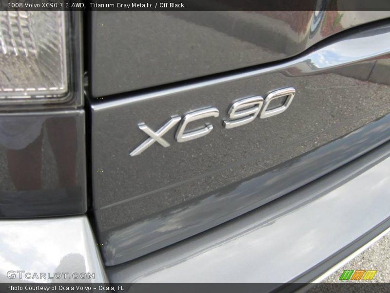 Titanium Gray Metallic / Off Black 2008 Volvo XC90 3.2 AWD