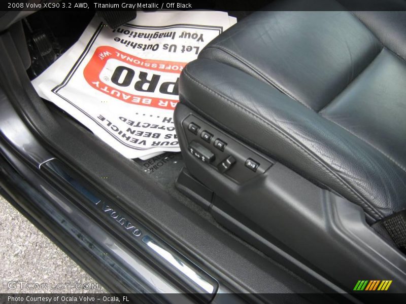 Titanium Gray Metallic / Off Black 2008 Volvo XC90 3.2 AWD