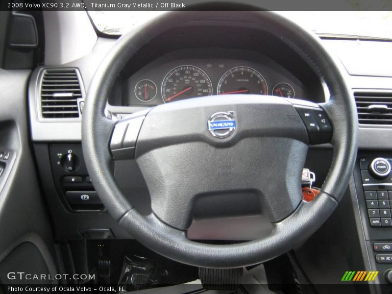 Titanium Gray Metallic / Off Black 2008 Volvo XC90 3.2 AWD