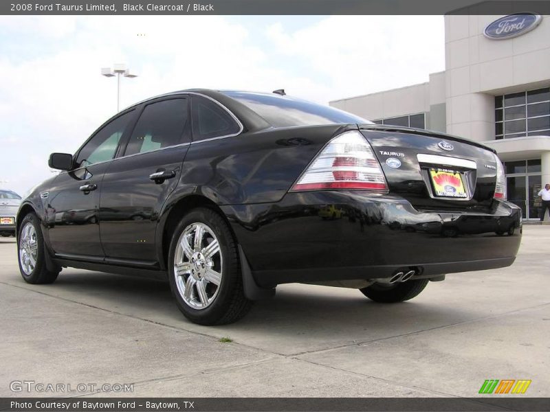 Black Clearcoat / Black 2008 Ford Taurus Limited