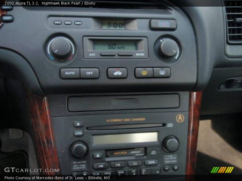 Nighthawk Black Pearl / Ebony 2002 Acura TL 3.2