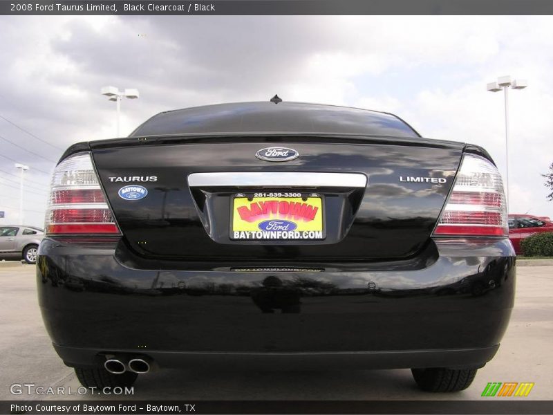 Black Clearcoat / Black 2008 Ford Taurus Limited