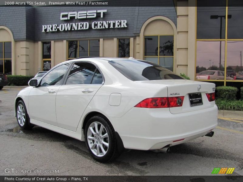 Premium White Pearl / Parchment 2008 Acura TSX Sedan