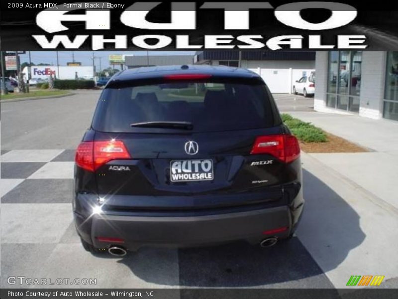 Formal Black / Ebony 2009 Acura MDX