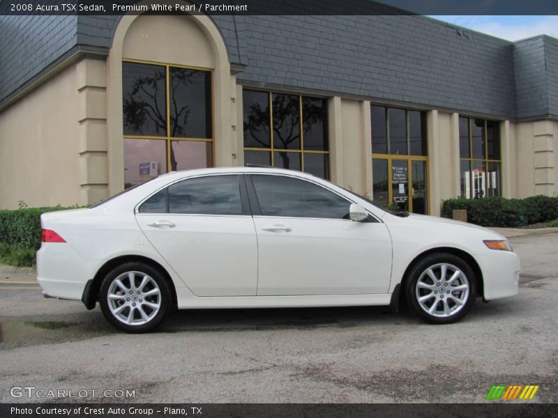 Premium White Pearl / Parchment 2008 Acura TSX Sedan