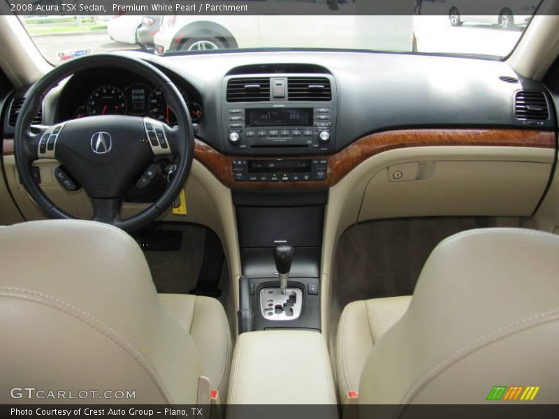 Premium White Pearl / Parchment 2008 Acura TSX Sedan