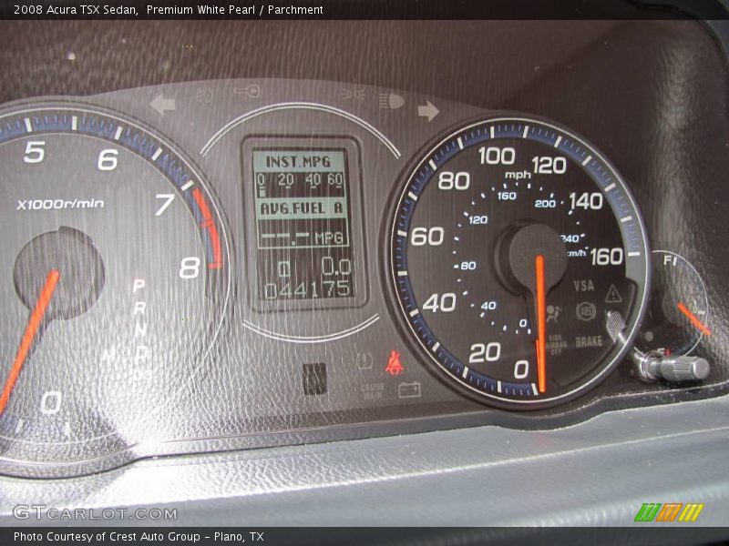 Premium White Pearl / Parchment 2008 Acura TSX Sedan