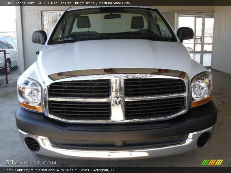 Bright White / Medium Slate Gray 2006 Dodge Ram 1500 ST Regular Cab